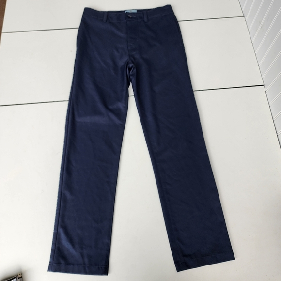 Classic Club Boys Pants Size 12 Navy Blue Comfort Stretch Adjastable Waist Easy - Picture 1 of 10